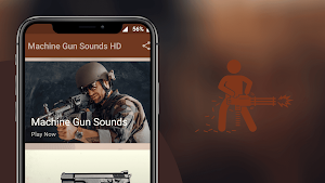 Machine Gun Rifle Sounds - Real Gun Sound App Screenshot 0