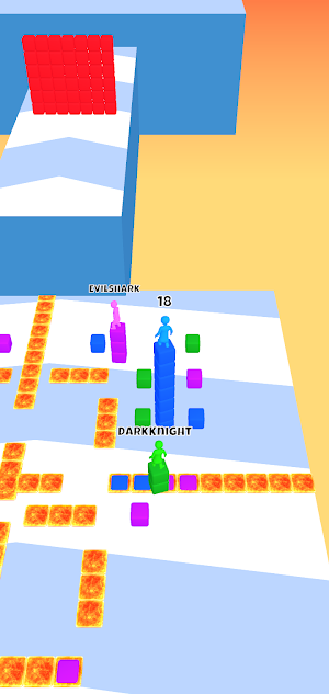 Blocks Surf n Race Screenshot 1