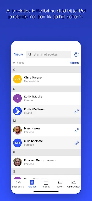 Kolibri App voor makelaars Screenshot 3