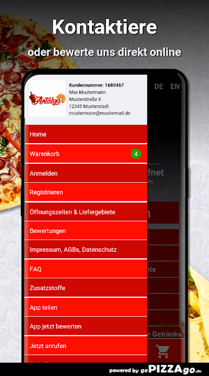Antalya Döner und Pizza Fellba Screenshot 2