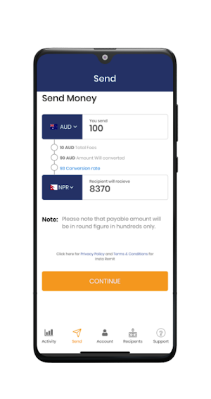 Union Remit Screenshot 3