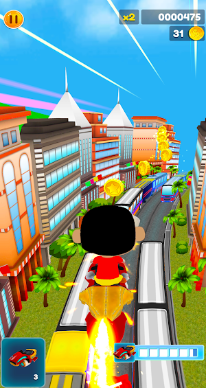 ShinChan Crayon Subway Game Screenshot 3