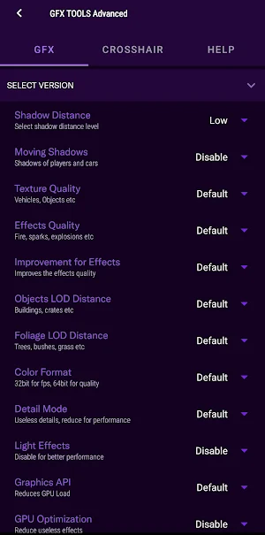Kaizerus GFX: Gaming Tools Screenshot 2