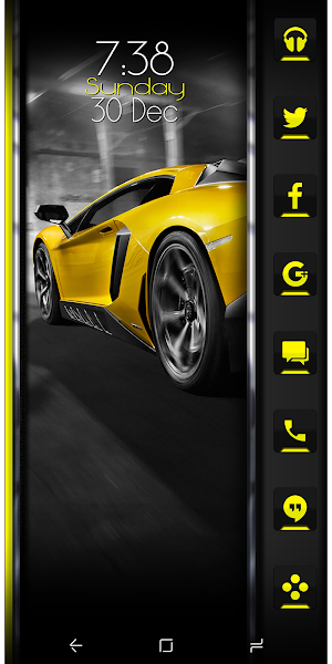 Combo Yellow Dark v2 Icon Pack Screenshot 0