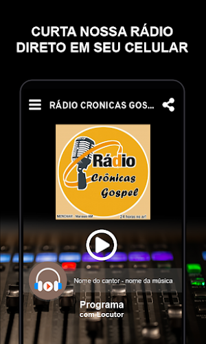 RÁDIO CRONICAS GOSPEL Screenshot 1