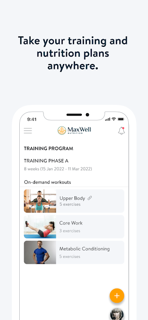 MaxWell Nutrition Screenshot 1