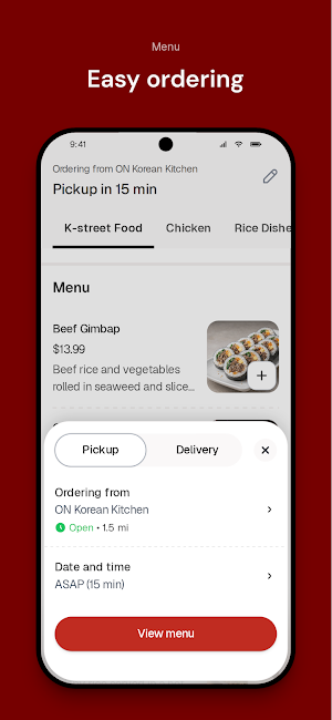 ON Korean Kitchen Screenshot 2