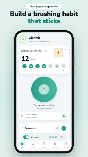 Gleamit: Dental Health Tracker Screenshot 0