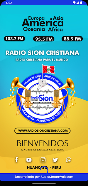 Radio Sion Cristiana Screenshot 0