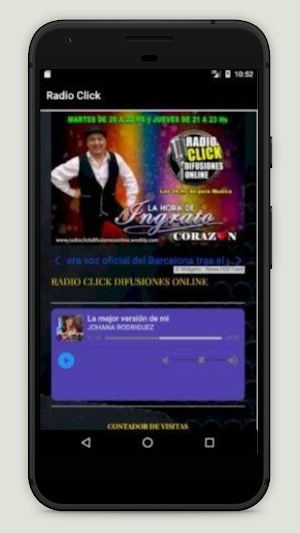 Radio Click Screenshot 1