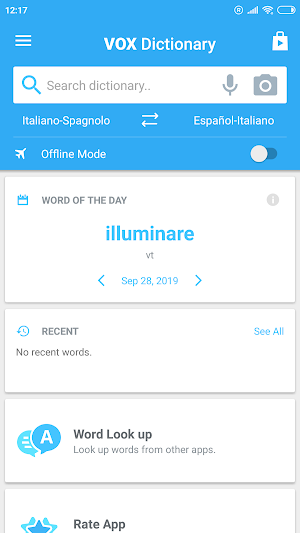 Italian-Spanish Dictionary Screenshot 2