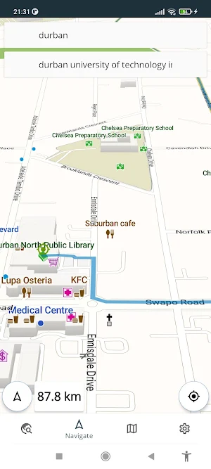 South Africa Offline Map Screenshot 1