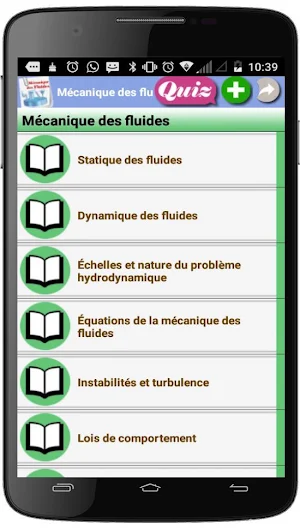 Cours de Mécanique des Fluides Screenshot 0