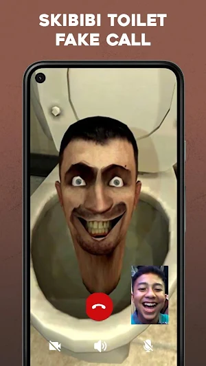 skibidi toilet fake call Screenshot 1