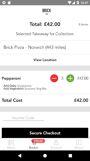 Brick Pizza Screenshot 0