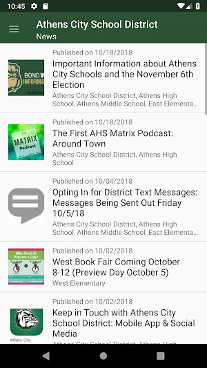 Athens City School District Screenshot 1