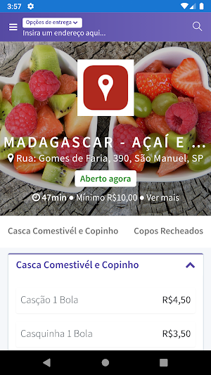 Madagascar - Açaí e Sorvetes Screenshot 0