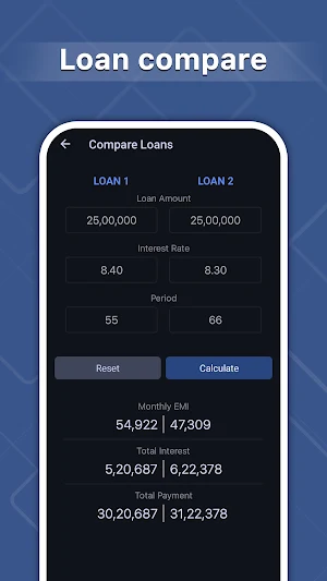 LoanCare - Loan EMI Calculator Screenshot 2