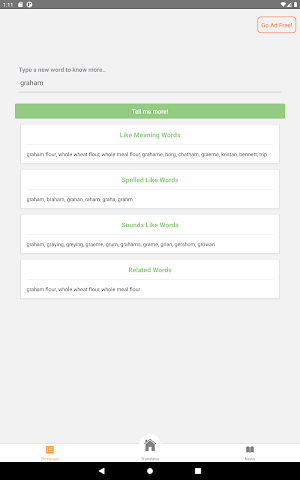 North Sotho English Translator Screenshot 3