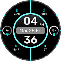 Clock Line - watch face