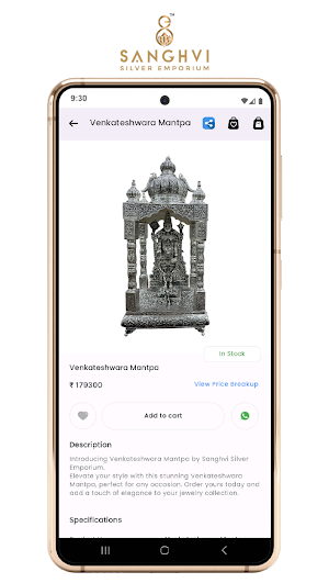 Sanghvi Silver Emporium Screenshot 2