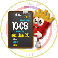 Fries Chef Animated Watch Face