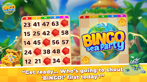 Bingo Card : Bingo Sea Party Screenshot 0