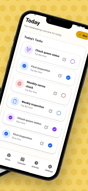 Beekeeping Log & Calendar Screenshot 1