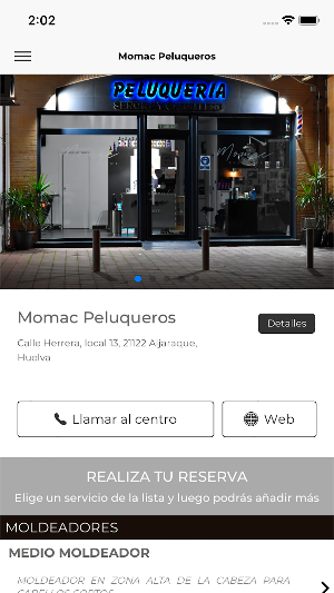 Momac Peluqueros Screenshot 0