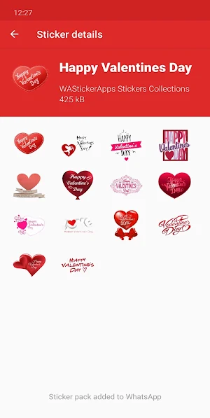 I love You Stickers and romantic WAStickerApps Screenshot 3