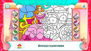 Pretty Princess Coloring Book Screenshot 3