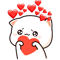 Mochi Cat Stickers - WASticker