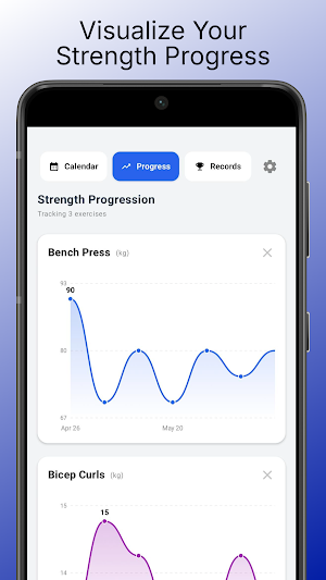 RepStack - Gym Workout Pal Screenshot 2