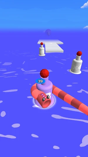 Worm Race: Boss Fight Screenshot 2