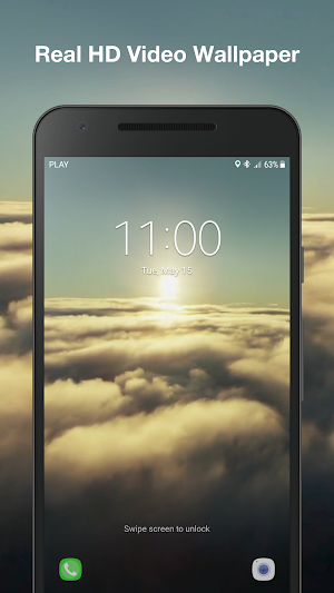 Real Blue Sky Live Wallpaper Screenshot 2