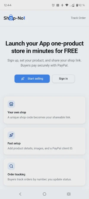 Shop-No1 - Store Builder Screenshot 1