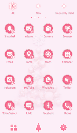 Pink Christmas Tree +HOME Screenshot 2