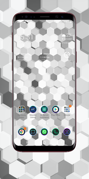 Gray And White Wallpaper Screenshot 0