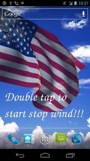 US Flag Live Wallpaper Screenshot 2