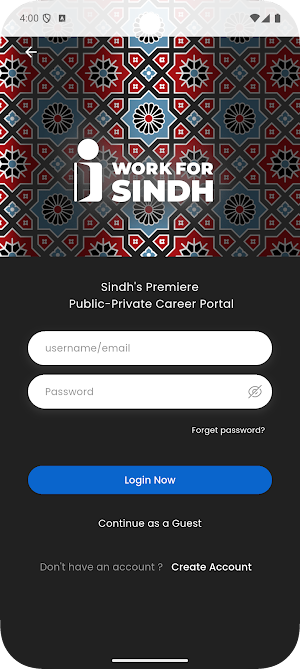 iwork4sindh Screenshot 1