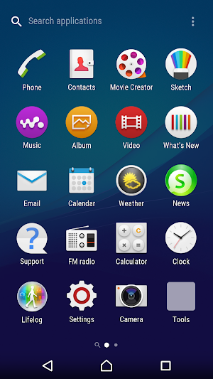 Back to Lollipop Xperia Theme for those who boring Screenshot 3