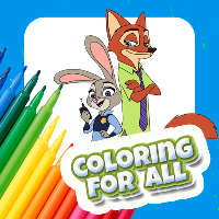 Zootopia Coloring Game