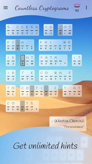 Countless Calming Cryptograms Screenshot 1
