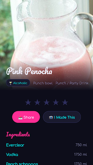The Cocktail Shaker: Recipes Screenshot 1