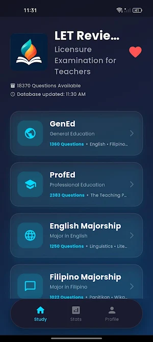 LET REVIEWER  SECONDARY LVL Screenshot 0