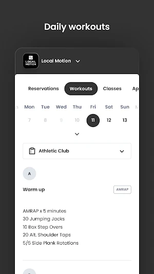 Local Motion Performance Screenshot 3