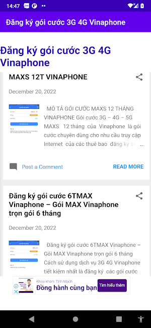 Đăng ký 3G 4G Vinaphone Screenshot 2