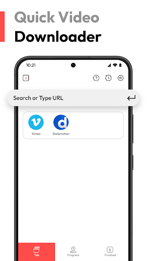 Video Downloader : Home Screen Screenshot 0