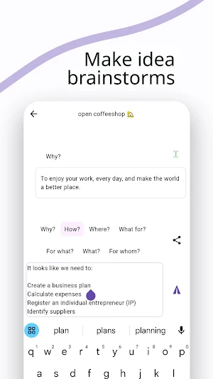 Last Answer: Ideas & Notes Screenshot 2