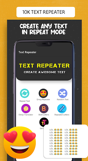 Text Repeater: Repeat Text 10K Screenshot 1